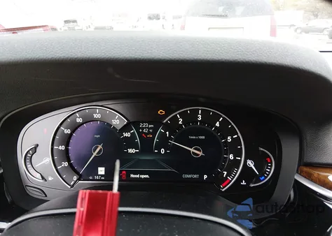 2019 BMW 540I xDrive z USA, uszkodzony, nr VIN WBAJE7C57KG892583